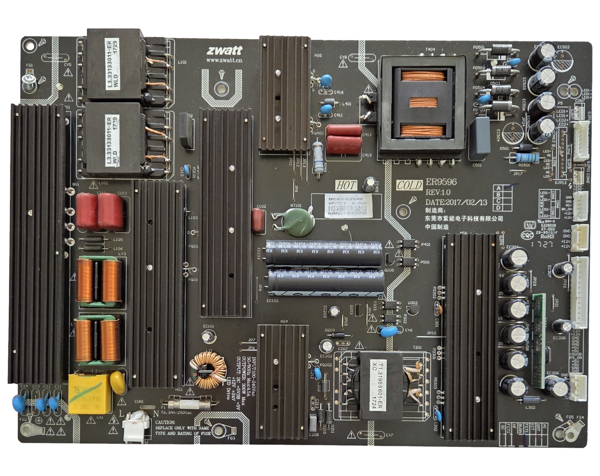 AE0050411 RCA Power Supply Board, ER9596, RTU7877-B