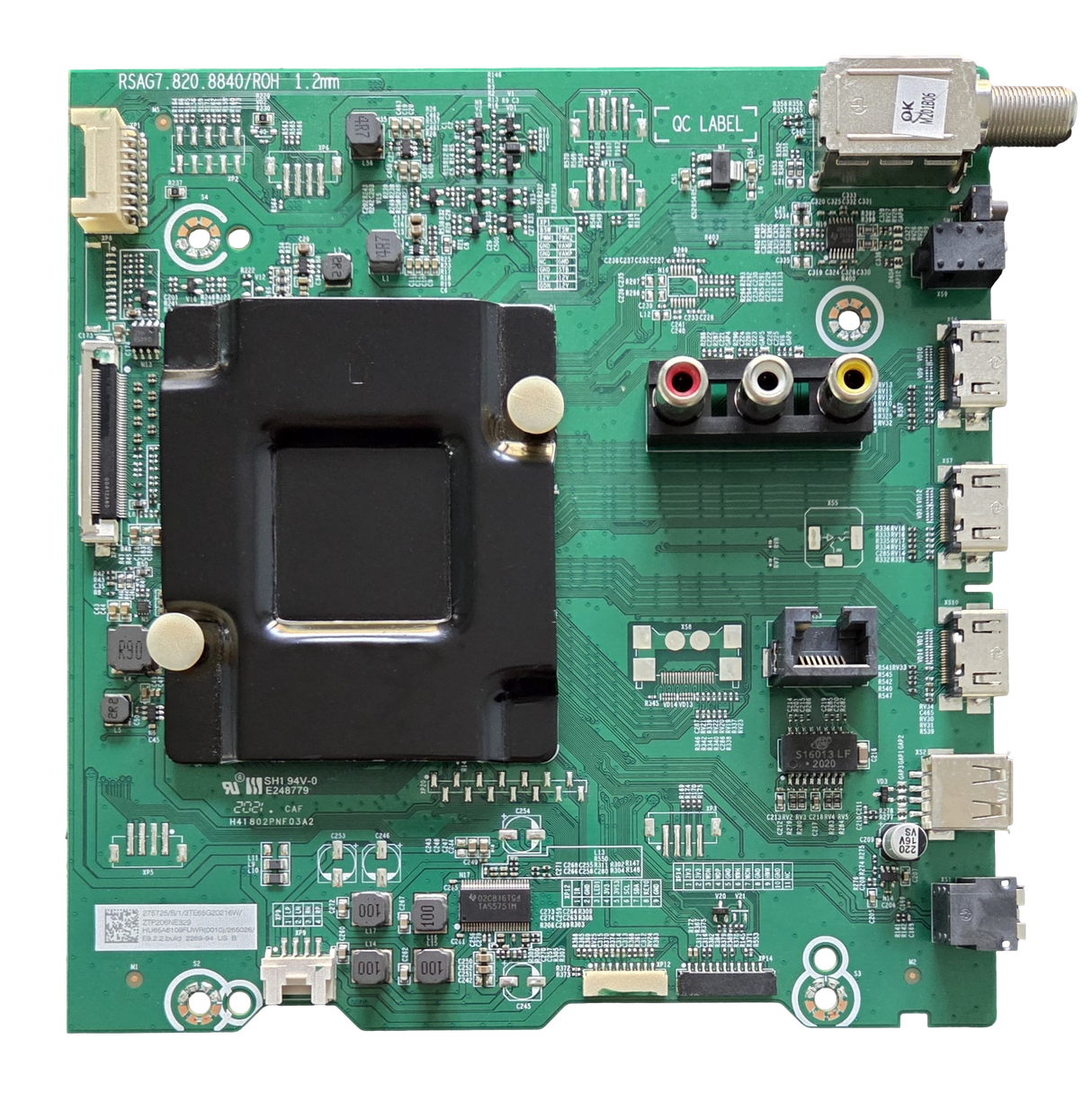 275725, Hisense Main Board, RSAG7.820.8840/ROH, 65R6090G5