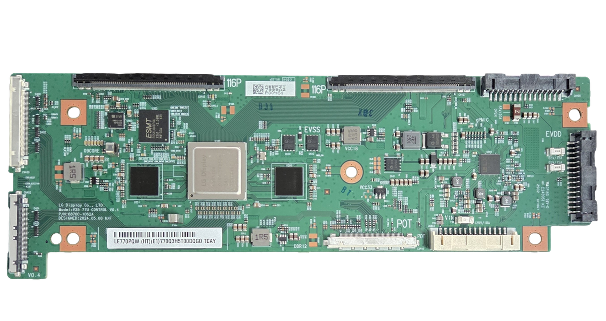 6871L-7999A LG T-Con, 6870C-1062A, LE770PQW, OLED77C5PUA