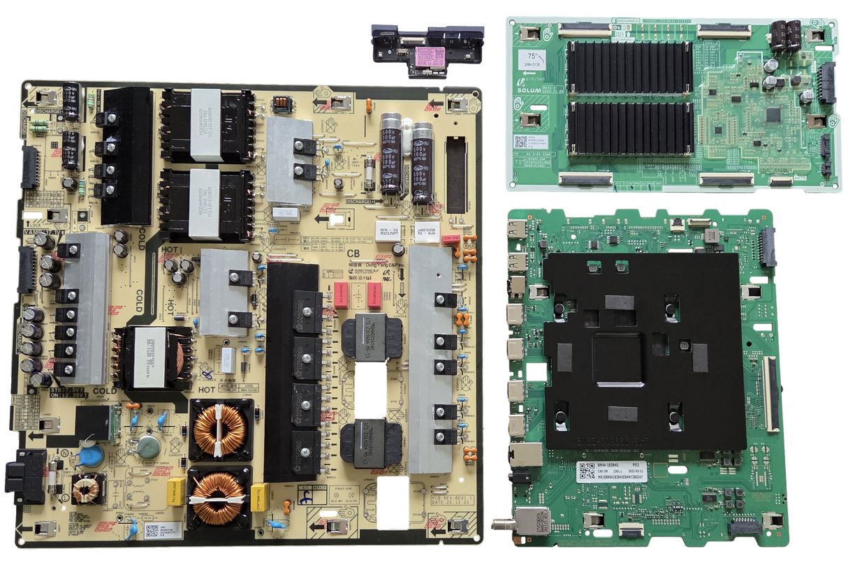 QN75Q80DDFXZA Samsung TV Repair Parts Kit, BN94-18384G Main Board, BN44-01218A Power Supply, BN44-01229A LED Driver, BN59-01459A Wifi, QN75Q80DDFXZA