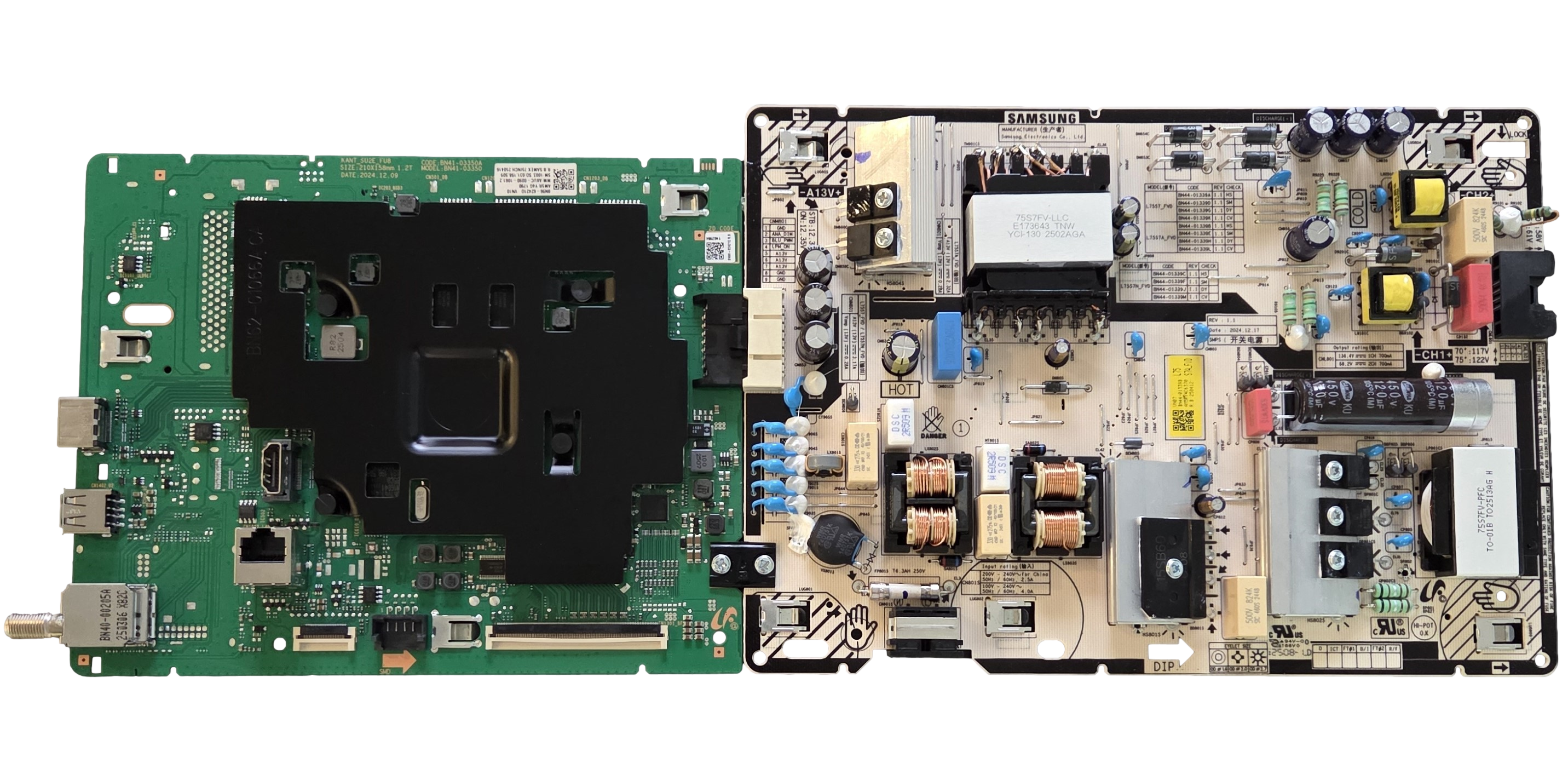 BN96-62421Q-COMBO Samsung Main Board/Power Supply, BN41-03350A