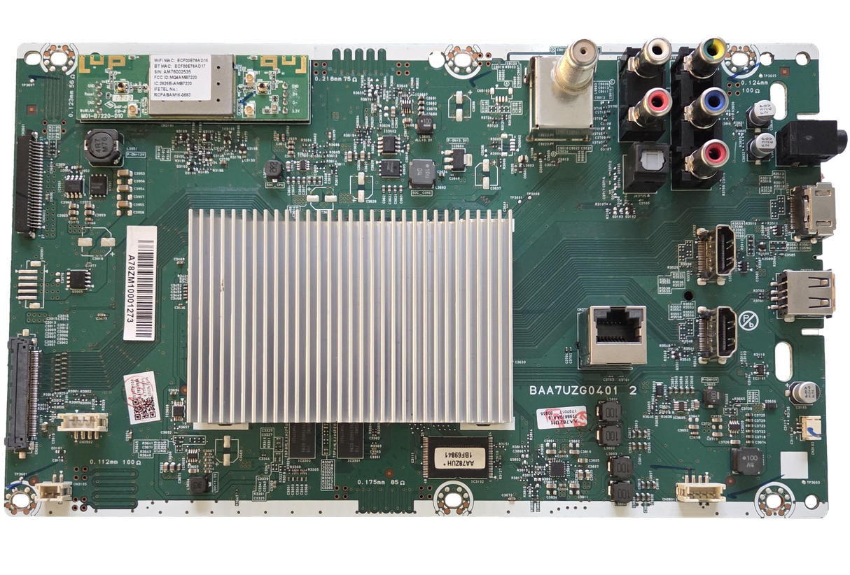 AA78ZMMA-001 Philips Main Board, AA78ZUH, BAA7UZG0401 2, 65PFL5922/F7