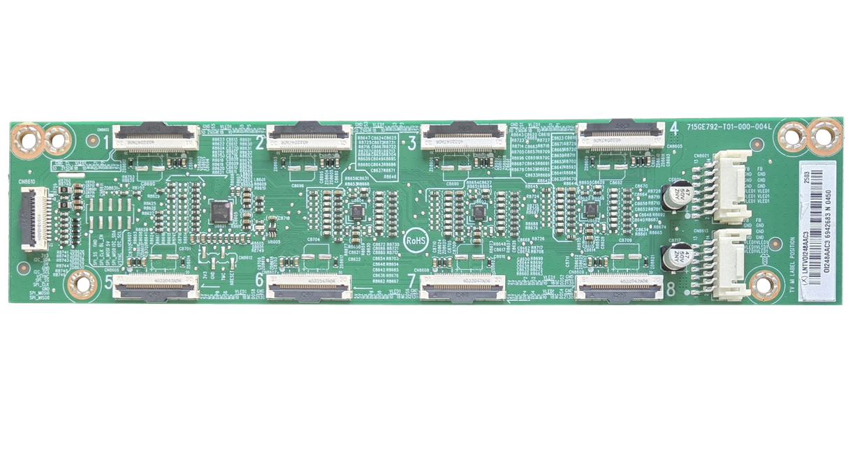 LNTV0I248AAC3 Roku Led Driver, 715GE792-T01-000-004L, 65R8CX