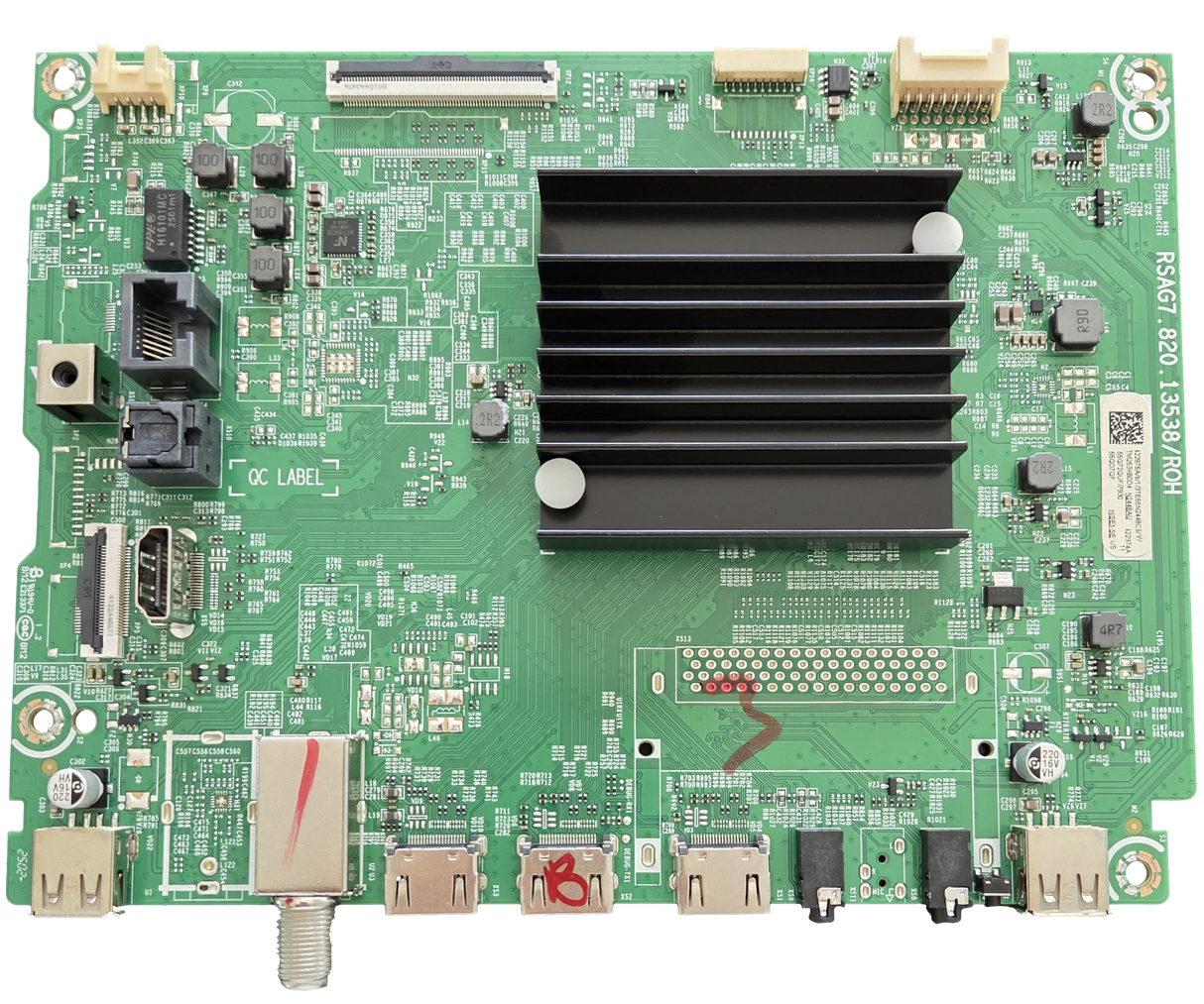 422975 Hisense Main Board, RSAG7.820.13538/ROH, 55QD7QF
