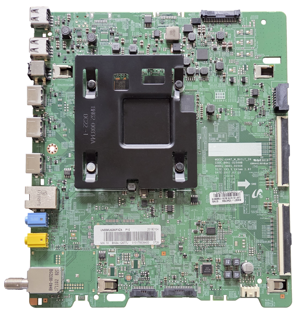 BN94-12677J Samsung Main Board, BN97-13470A , BN41-02568B , UN55MU6290FXZA