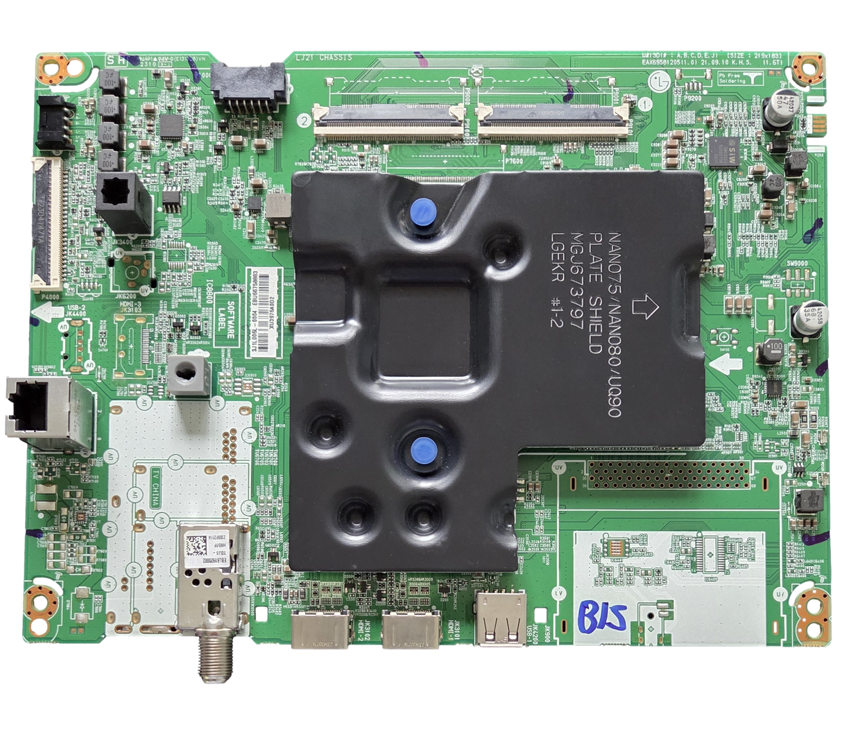 EBU66758883 LG Main Board, EAX69581205(1.0), 50UQ7070ZUE