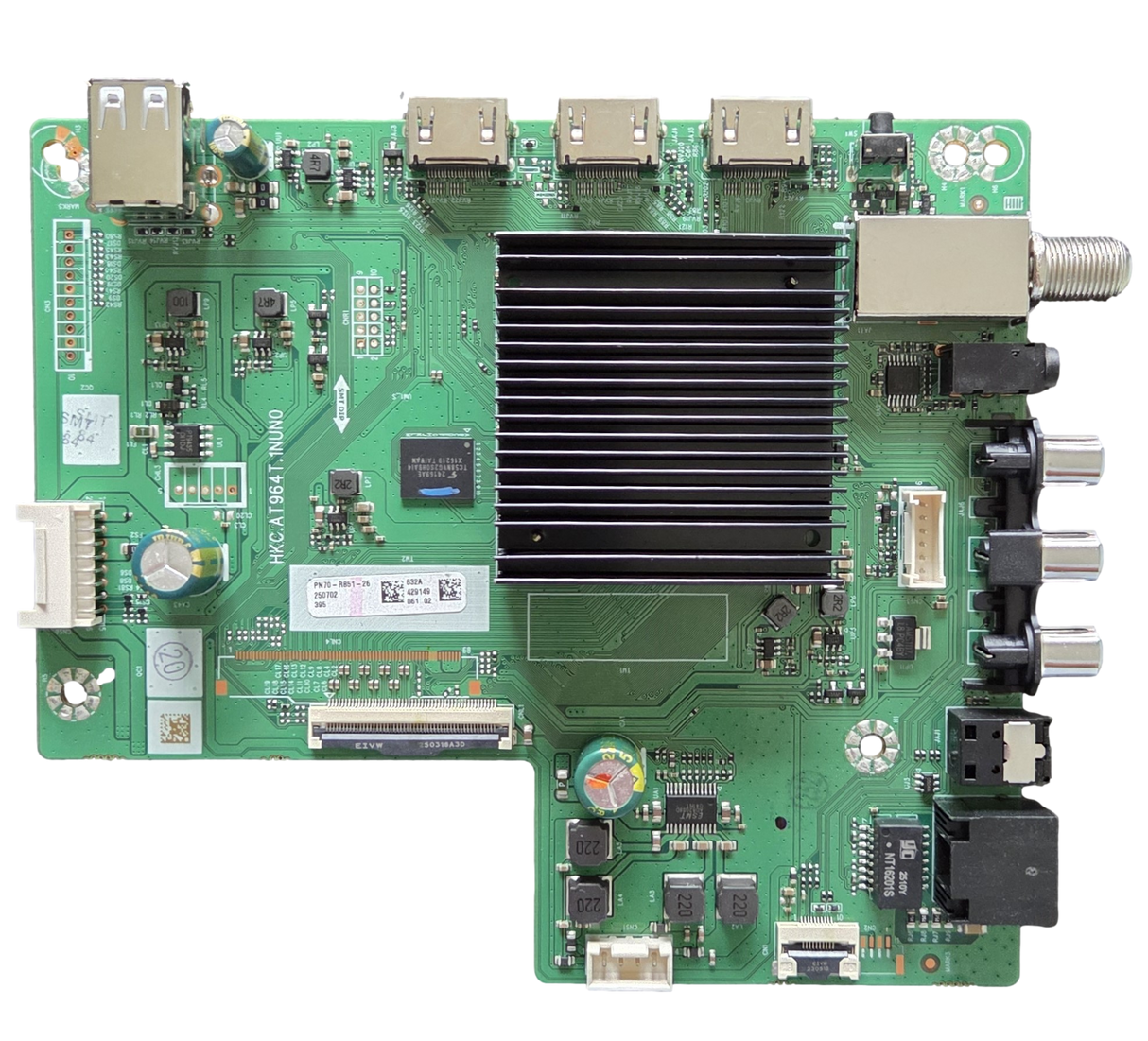 250702 Pioneer Main Board, HKC.AT964T.1NUN0, NTT964X.1G420, L031702-02420, PN70-R851-26U