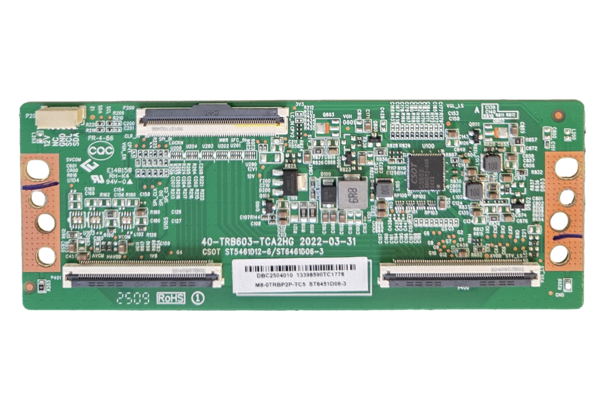 M8-0TRBP2P-TC5 TCL T-Con Board, ST5461D12-6/ST5461D06-3 ,  40-TRB603-TCA2HG , 75Q650F