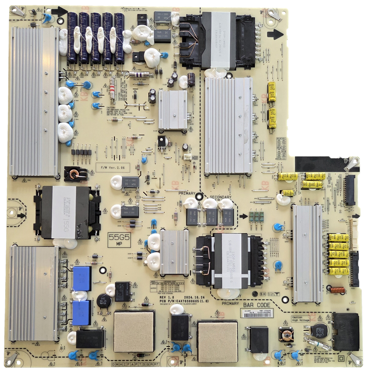 EBR44421101 LG Power Supply, 44421101, EAX70300605(1.0), OLED55G5WUA