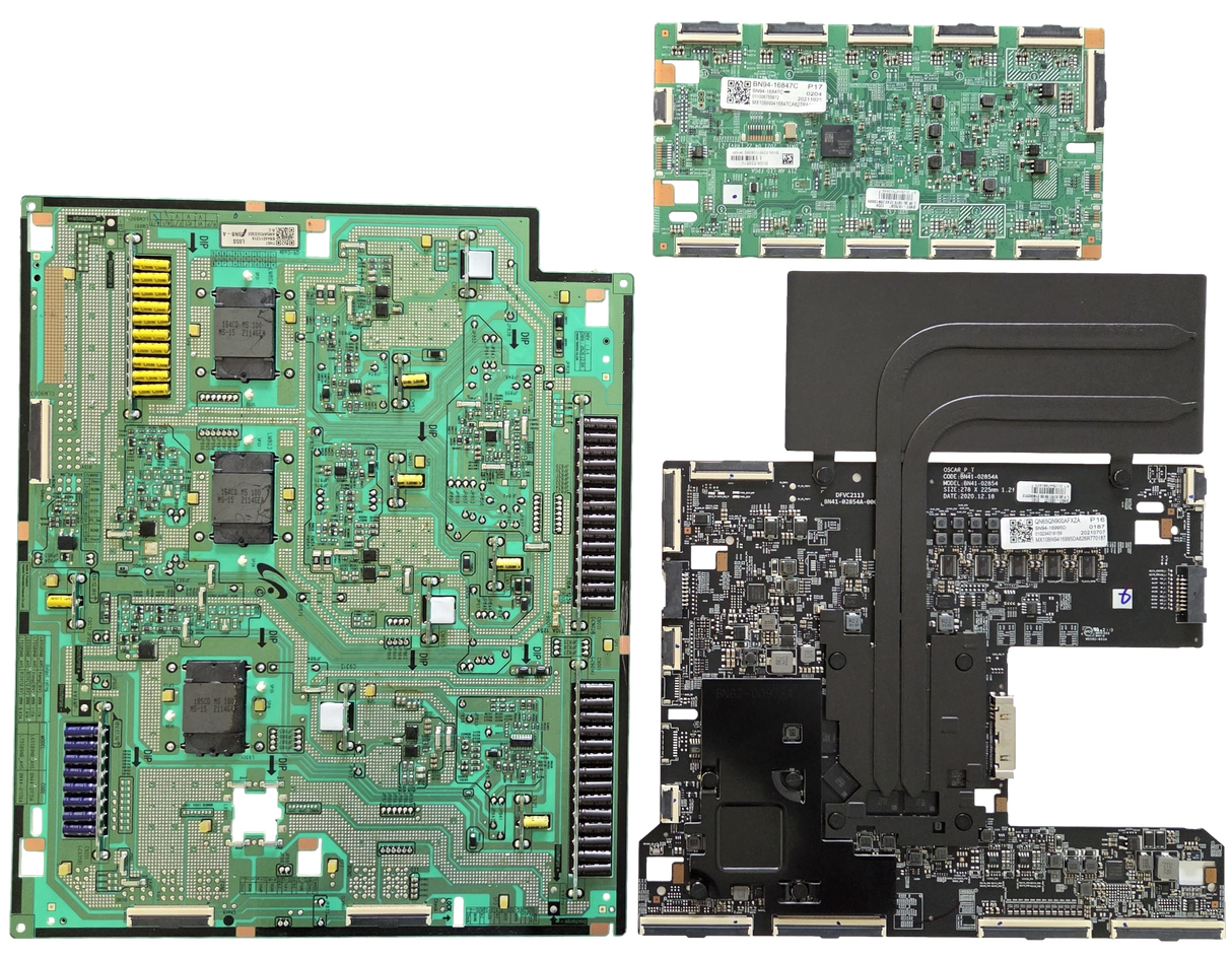 QN65QN900AFXZA Samsung TV Repair Parts Kit, BN94-16995D Main Board, BN44-01131A LED Driver, BN94-16847C SubCon, QN65QN900AFXZA AC02, QN65QN900AFXZA