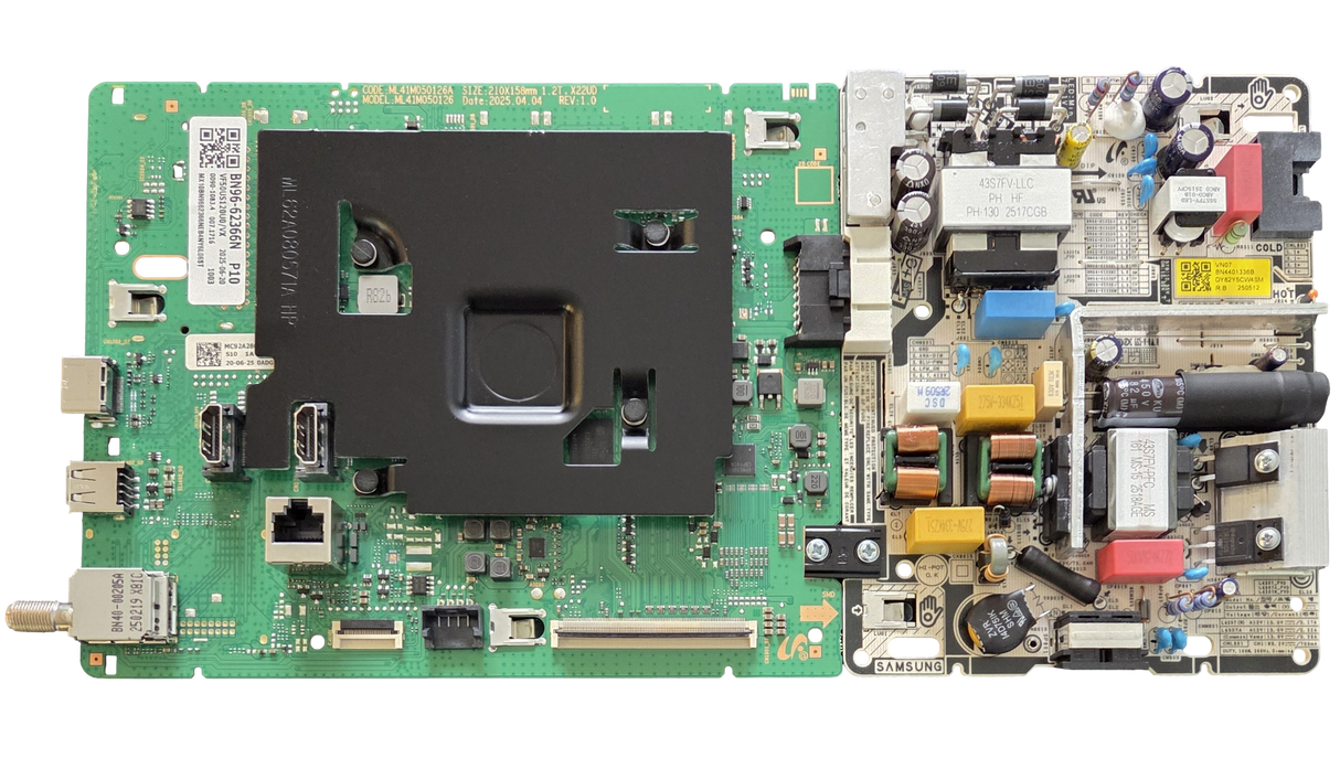 BN96-62366N-COMBO Samsung Main Board/Power Supply, BN96-62366N, BN44-01336B, UN50U8000FFXZA