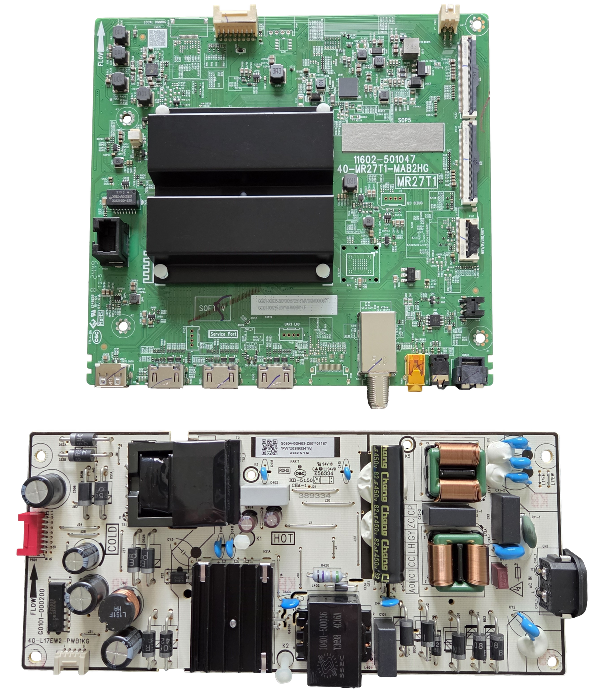 65Q651F TCL TV Repair Parts Kit, G0301-000235-Z00 Main Board