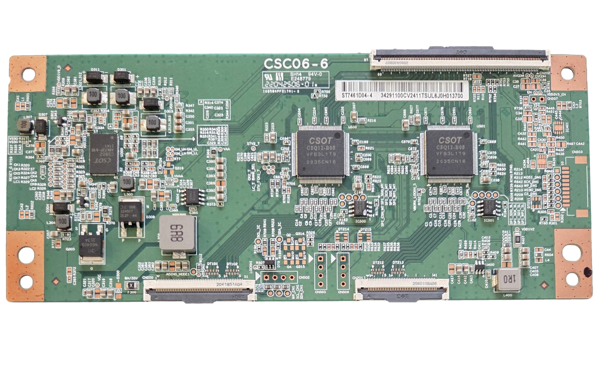 ST7461D04-4 Hisense T-Con Board, 34.29110.0CV, CSC06-6, 75U7H
