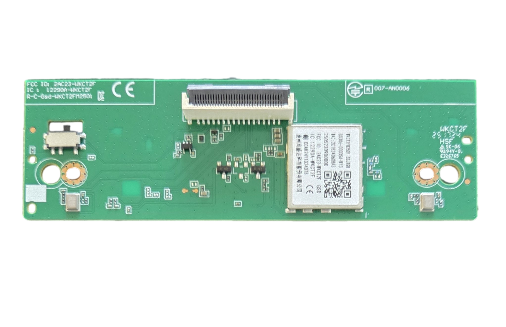 24121501 東芝 Android搭載 Shared Board TT301 G0306-000354, TCL Wi-Fi Board, WKCT2FM2501, 75QM6K – TV Parts Today
