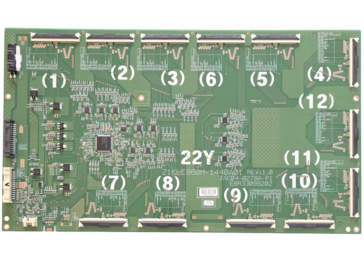 EBR33099202 LG LED Driver, 21KLE860M-1140A01, JAC04-0278A-P1, 86QNED83UPA