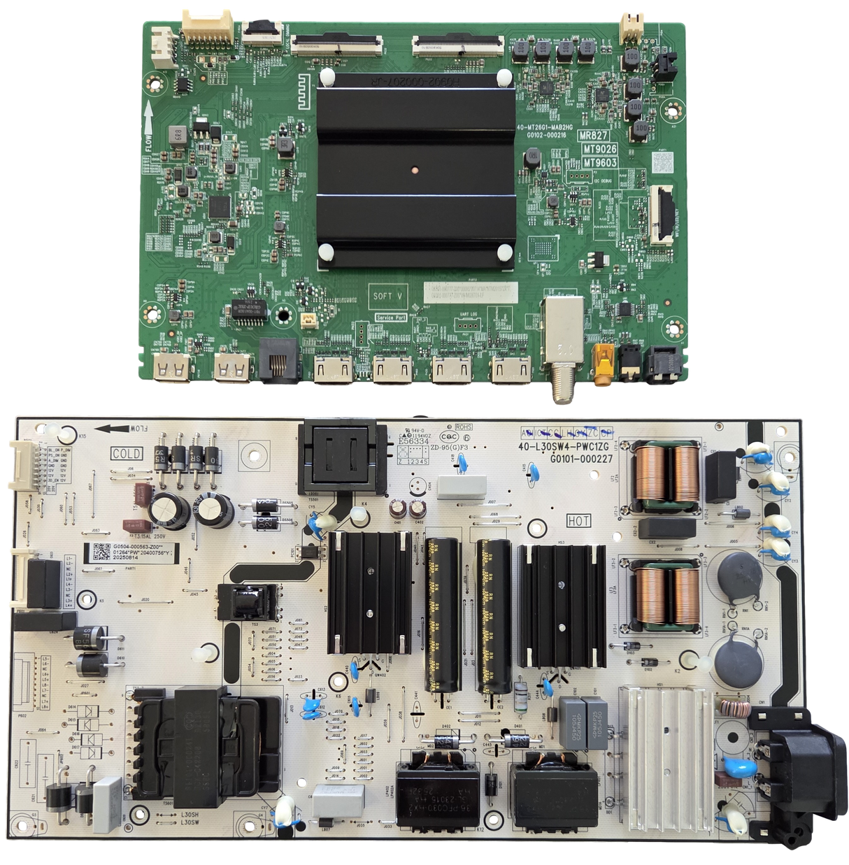 85Q550F TCL TV Repair Parts Kit, G0301-000777-Z00 Main Board, G0504-000563 Power Supply, 85Q550F