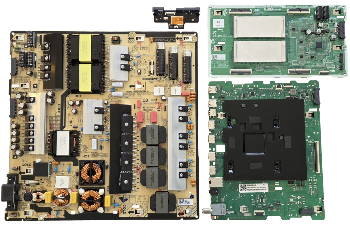 QN85QN80FAFXZA Samsung TV Repair Parts Kit, BN94-18568X Main Board, BN44-01219C Power Supply, BN44-01300A LED Driver, BN59-01459B Wifi, QN85QN80FAFXZA