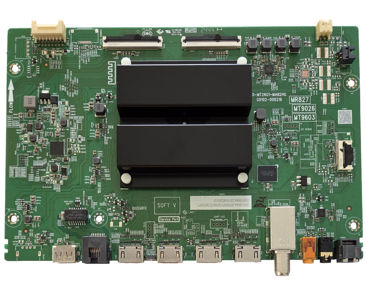 G0301-000464 TCL Main Board, 40-MT26G1-MAB2HG, G0102-000216, 75Q681F