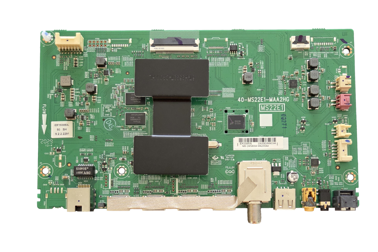 M8-1MS8004-MA200AA RCA Main Board, 40-MS22E1-MAA2HG, RTRU5027-D-US