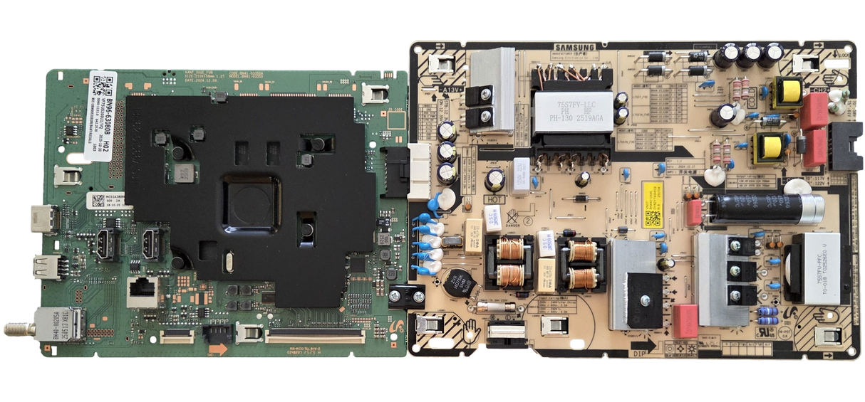 BN96-63080B-COMBO Samsung Main / Power Supply Boards, BN44-01339E, BN96-63080B, QN75Q6FAAFXZA