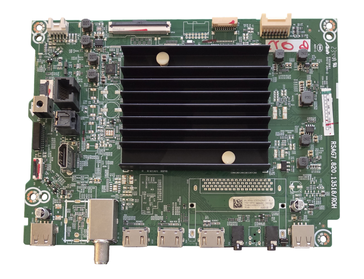 355134 Hisense Main Board, 355133A, RSAG7.820.13518/ROH, 75U6K