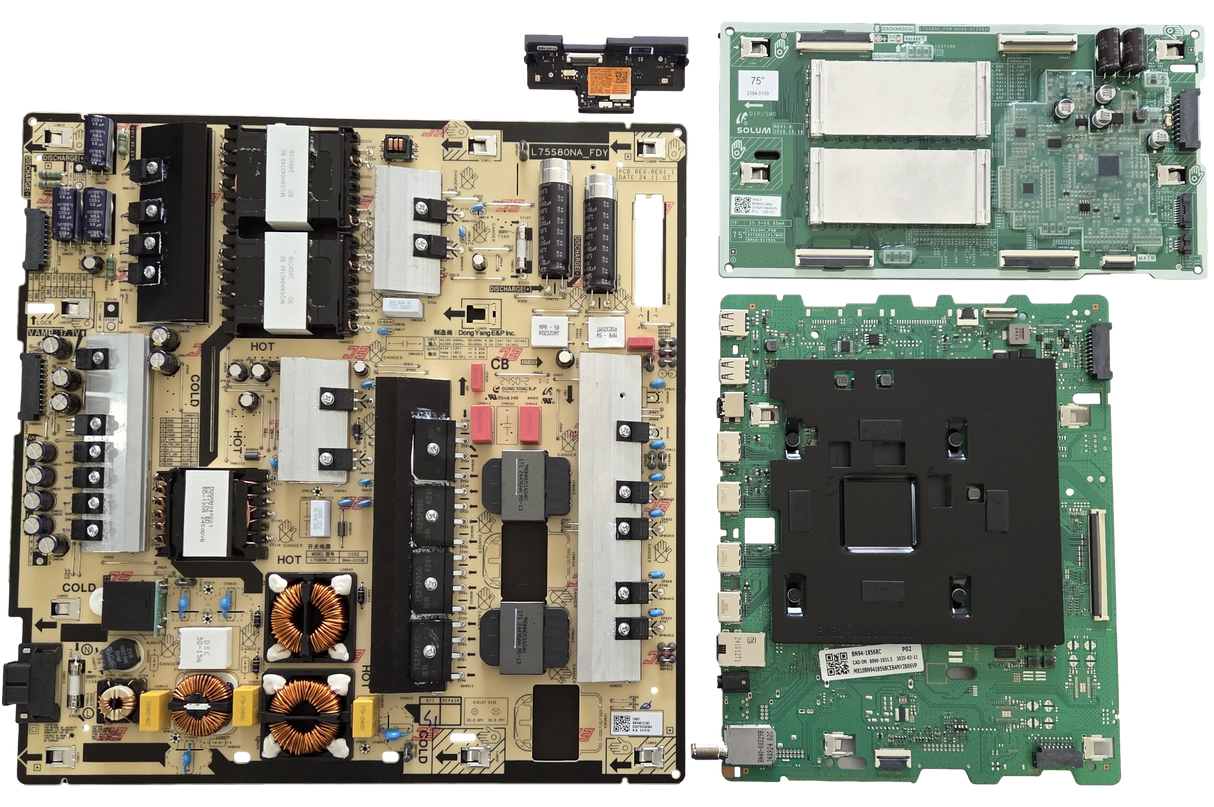 QN75QN80FAFXZA Samsung TV Repair Parts Kit, BN94-18568C Main Board, BN44-01218C Power Supply, BN44-01299A LED Driver, BN59-01459B Wifi, QN75QN80FAFXZA