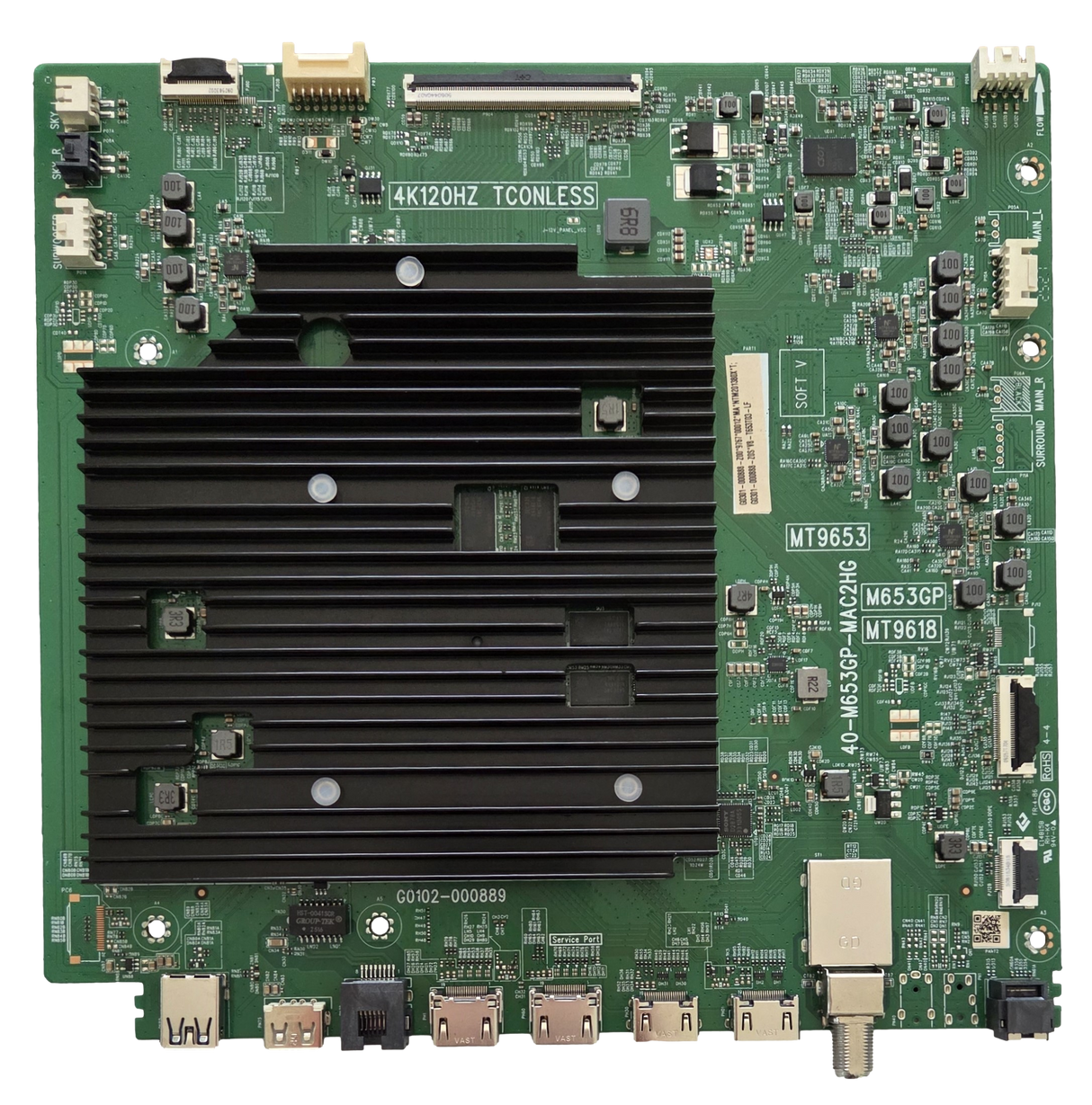 G0301-000888-Z00 TCL Main Board, 40-M653GP-MAC2HG, 85QM9K, 75QM9K