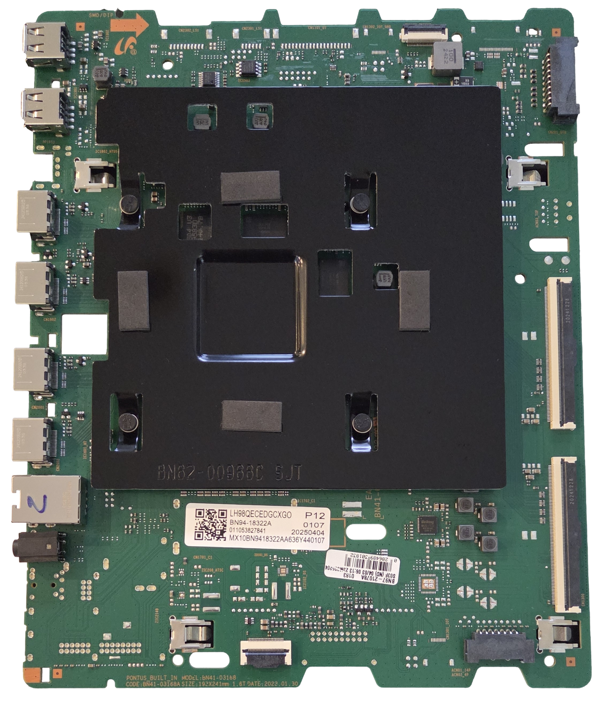 BN94-18322A Samsung Main Board, BN97-21078A, BN41-03168A, LH98QECEDGCXGO