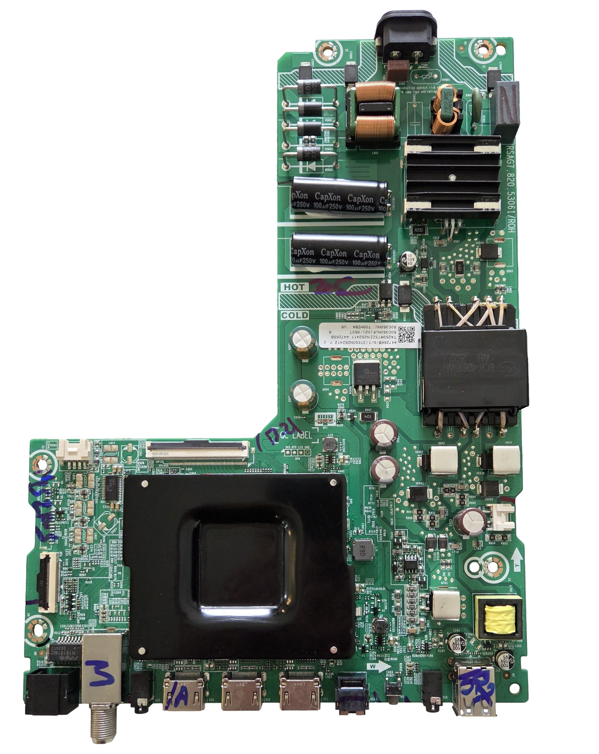 447266B TOSHIBA Main Board, T262131, 447265B,  RSAG7.820.53061/ROH, 447266B, 50C350NU