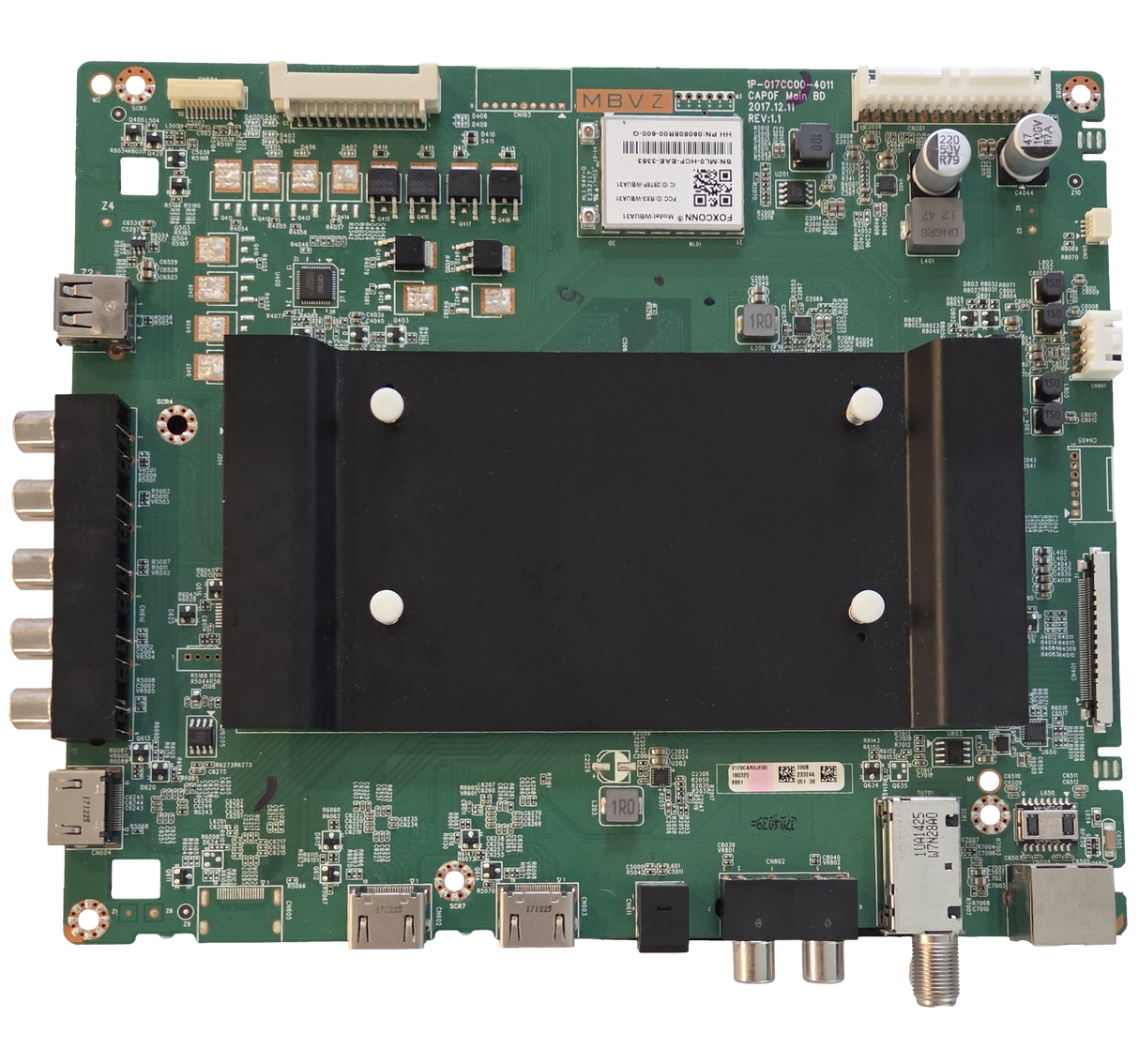 Y8388100S, Vizio Main Board, 1P-017CC00-4011, 0170CAR0JE00, D70-F3