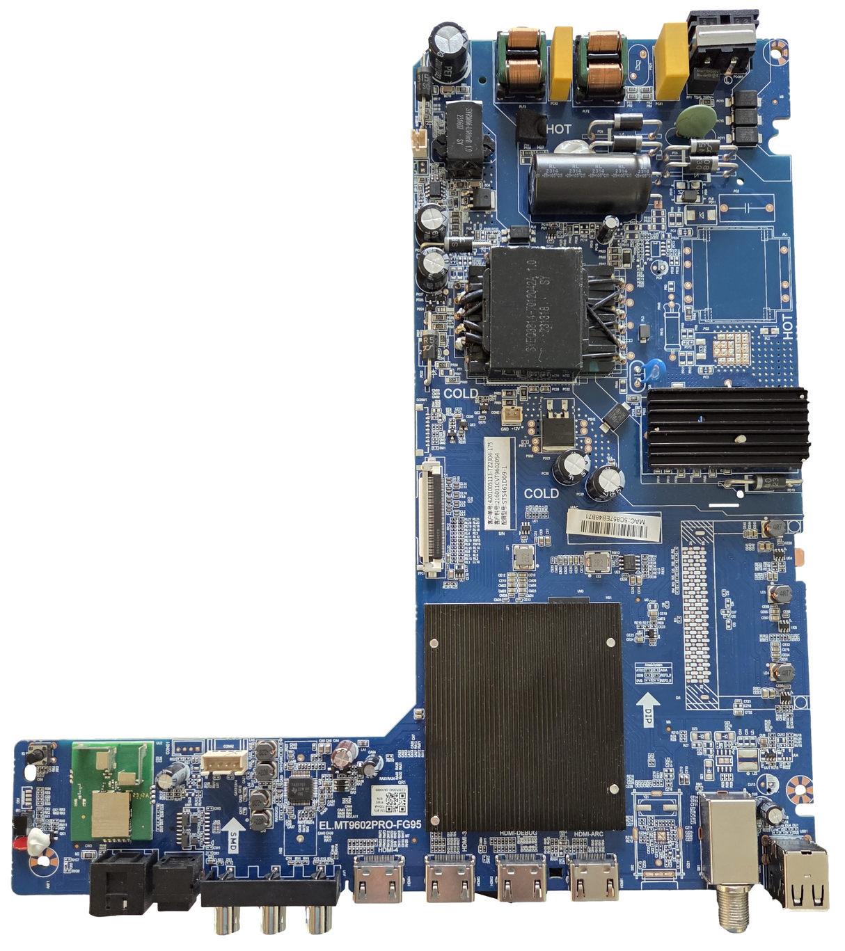 4201005113-TZ2304-175 Sansui Main Board, EL.MT9602PRO-FG95, S55VAUG