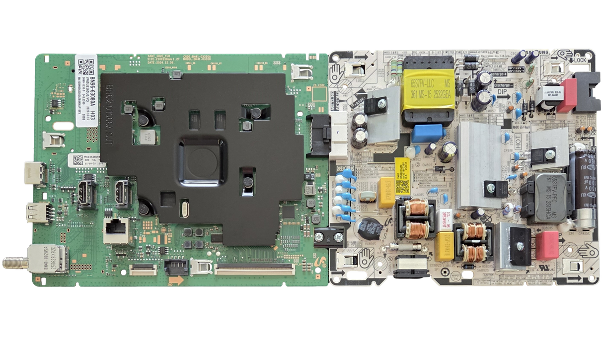 BN96-63080A-COMBO Samsung Main Board / Power Supply, BN41-03350A, BN44-01338E, QN65Q6FAAFXZA [UA03]