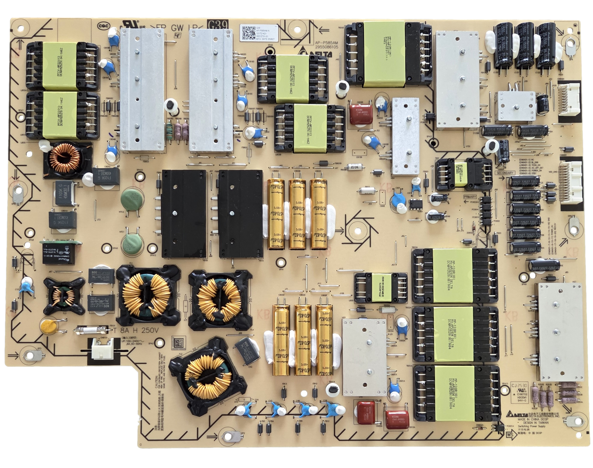 1-017-214-21 Sony Power Supply Board, [Cross: 1-017-214-11] 101721421, AP-P585AM, K-65XR80M2