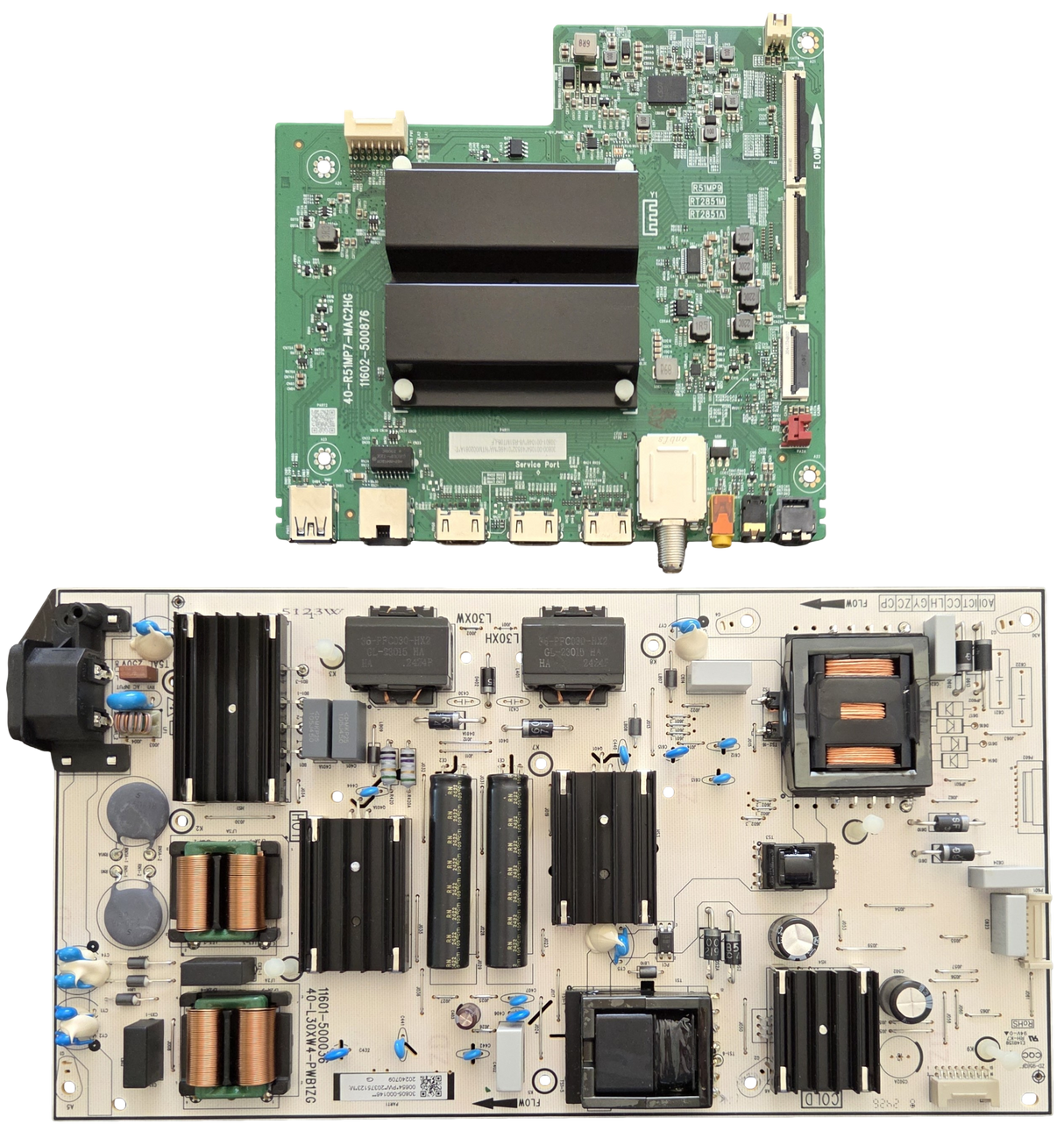 65Q670G TCL TV Repair Parts Kit, 30800-001054 Main Board, 30805-000146 Power Supply, 65Q670G