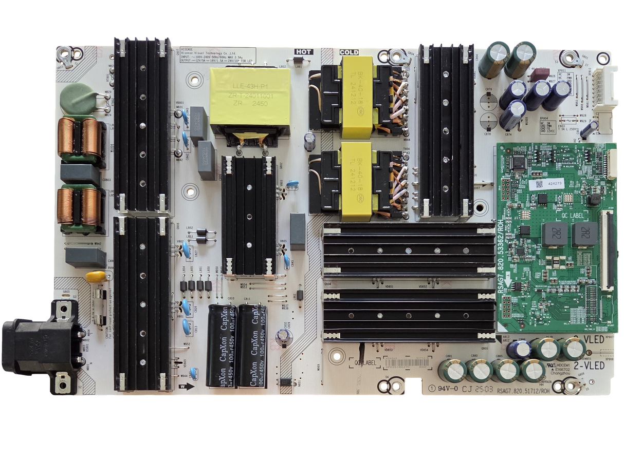 424263 Hisense Power Supply, RSAG7.820.51712/ROH, 75U65QF