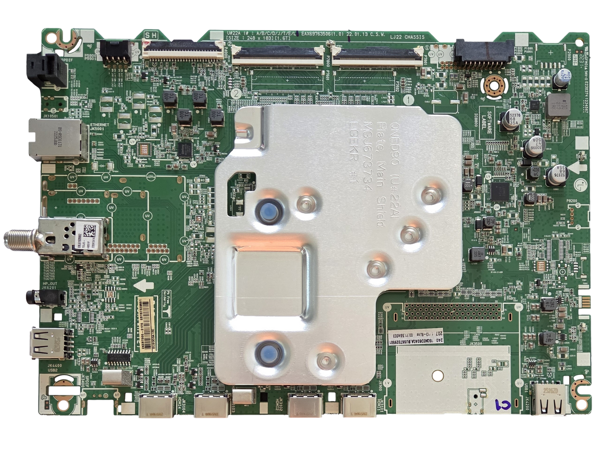EBT67329501 LG Main Board, EAX69763506(1.0), 65QNED80AQA