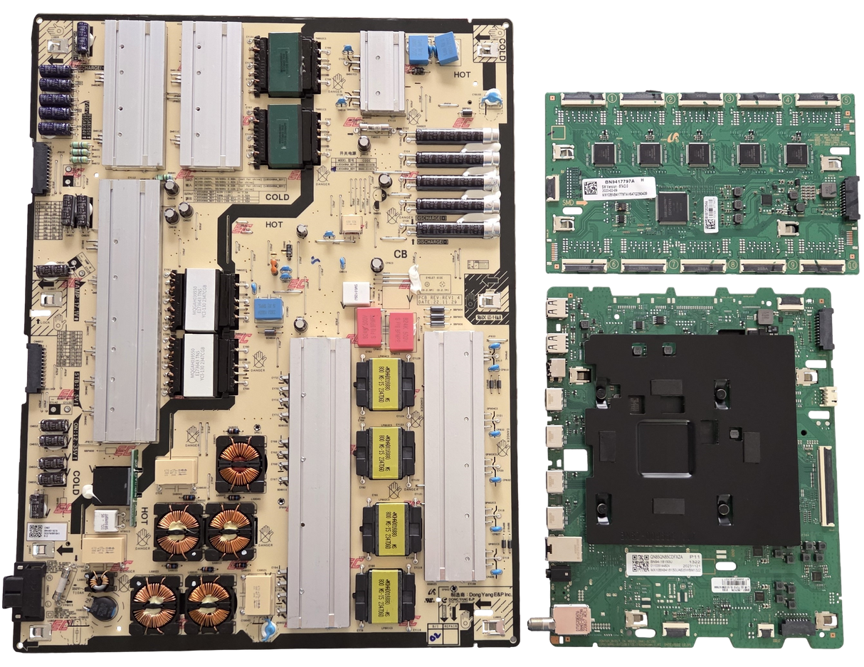 QN85QN85CDFXZA Samsung TV Repair Parts Kit, BN94-18150U Main Board, BN44-01167A Power Supply, BN94-17797A Led Driver, QN85QN85CDFXZA AA02, QN85QN85CDFXZA