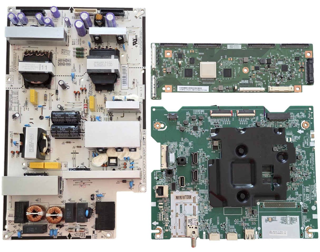 OLED55B4PUA LG TV Repair Parts Kit, EBT67796002 Main Board, EAY65689434 Power Supply, 6871L-6872G T-Con, OLED55B4PUA