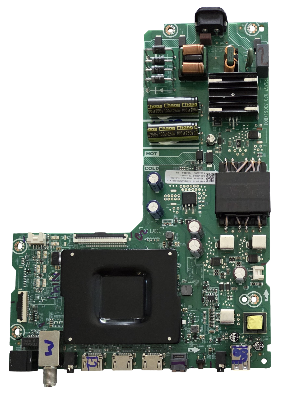 451426, Toshiba Main Board / Power Supply, RSAG7.820.53061/ROH, 55C350NU