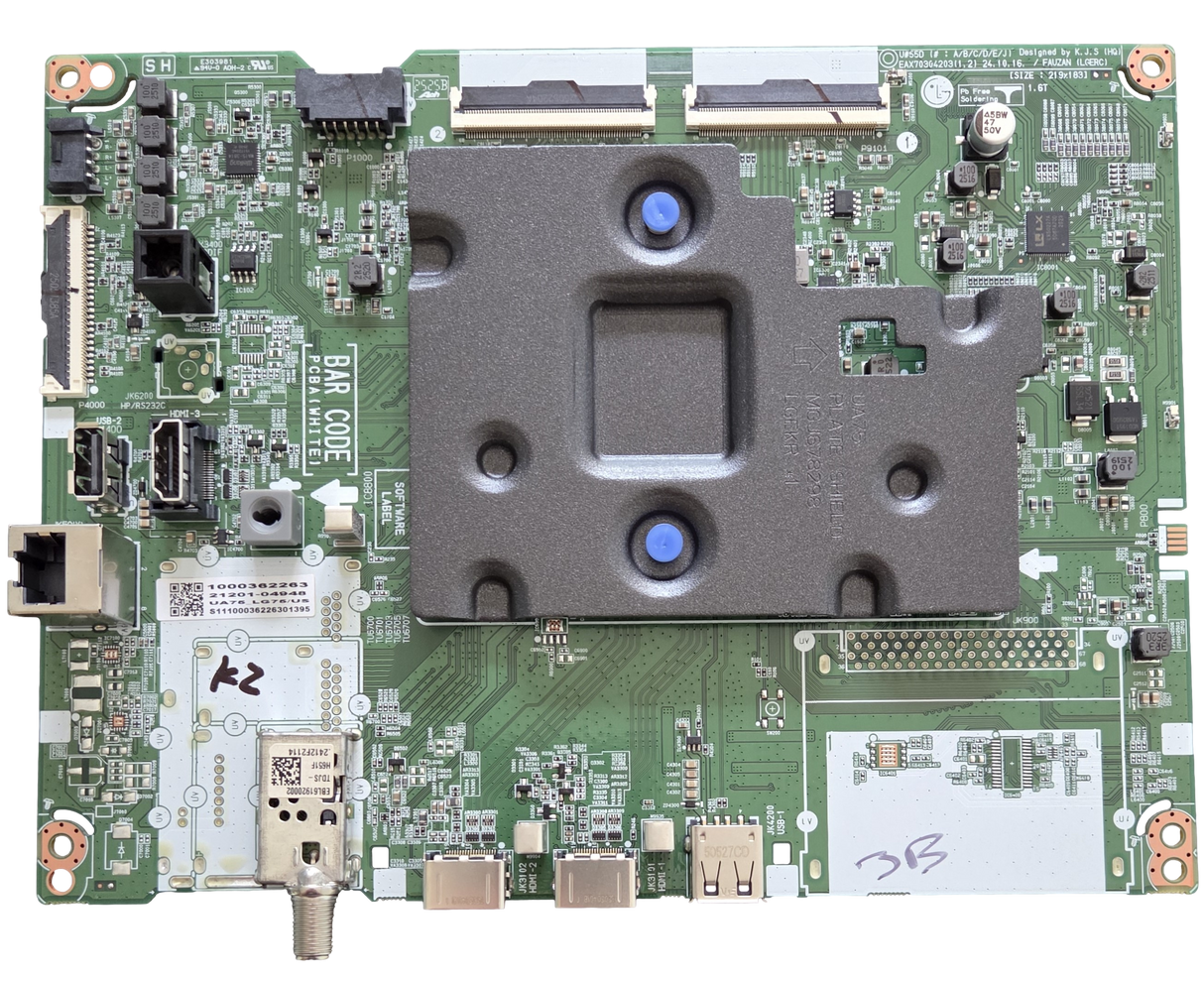 21201-04948, LG Main Board, EAX70304203(1.2), 75UA7700PUA, 75UA7700PUA.CUSFBH