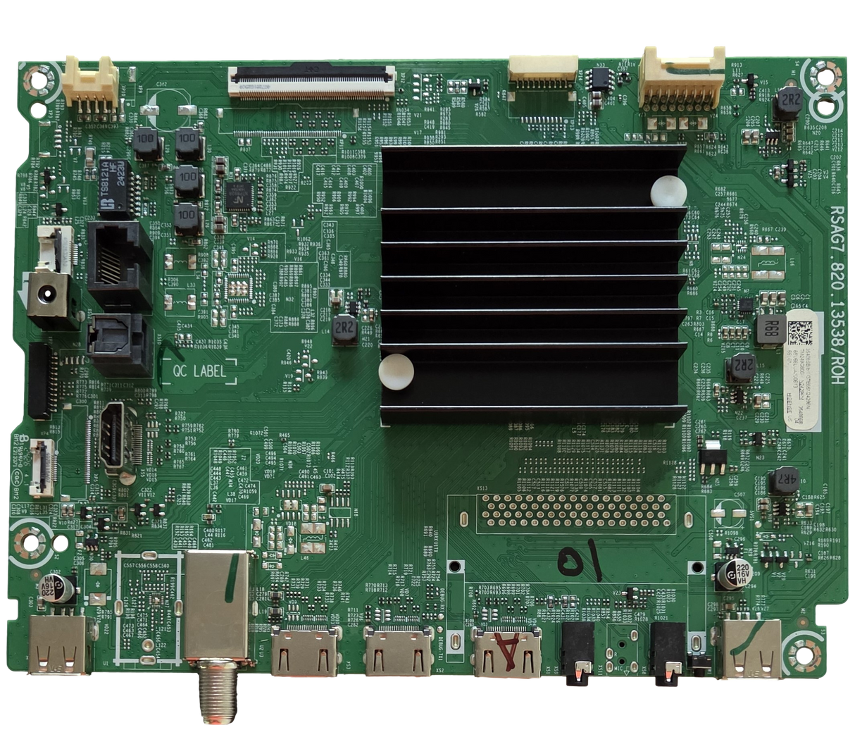 354865 Hisense Main Board, 354866 , RSAG7.820.13538/ROH , 65U66LUA , 65U6N