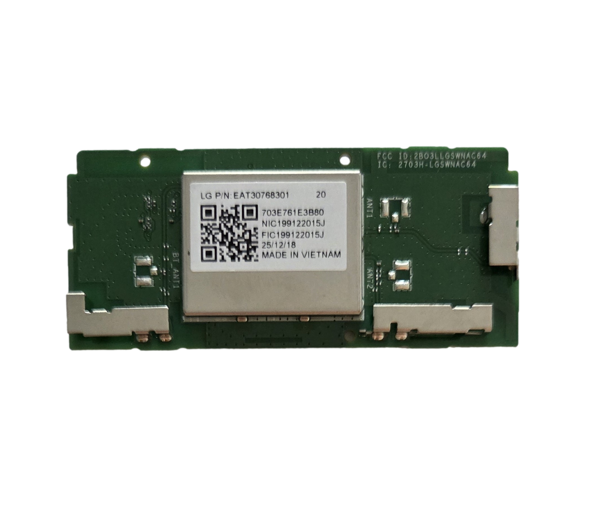 EAT30768301, LG Wi-Fi Board, LGSWNAC64, OLED65C6PUA.DUSQLJR, OLED65C6PUA