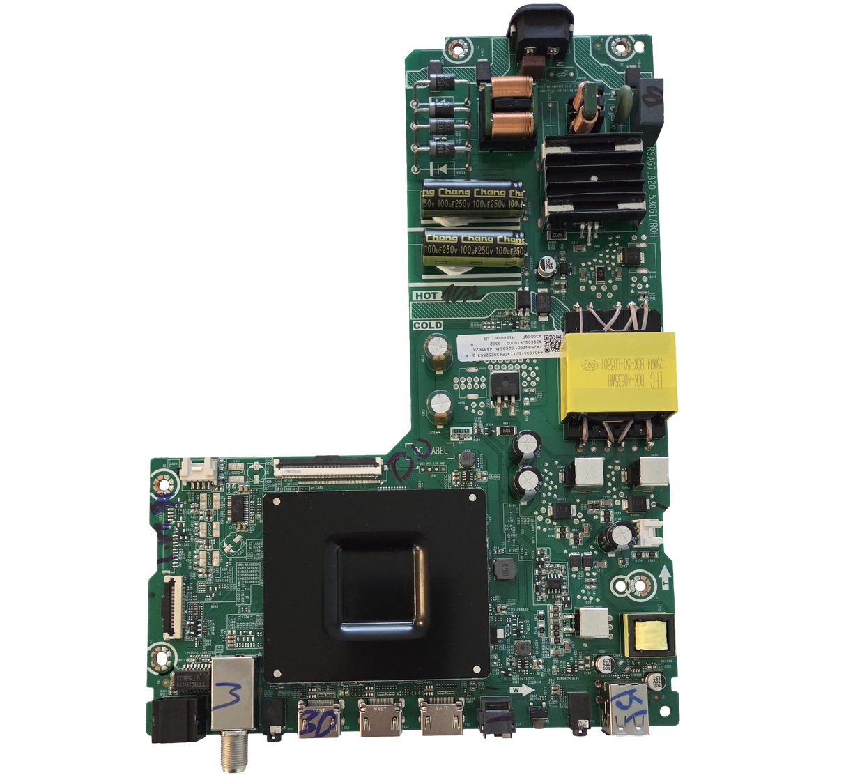 427152 Toshiba Main Board / Power Supply, 443163, RSAG7.820.53061/ROH, 50C350NU