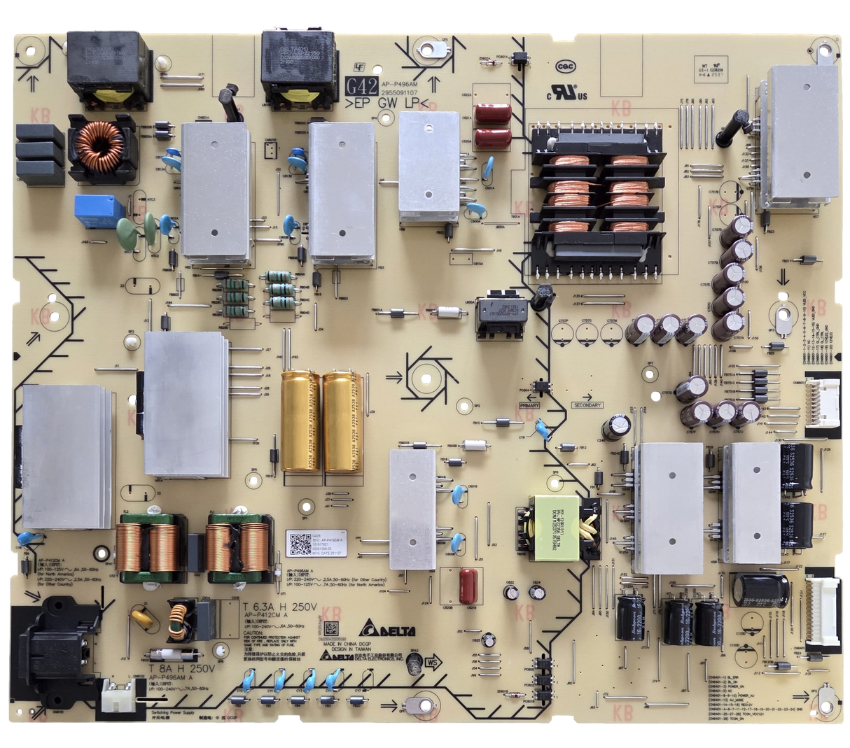 1-019-179-21 Sony Power Supply, 101917921, AP-P412CM A, K-75XR70