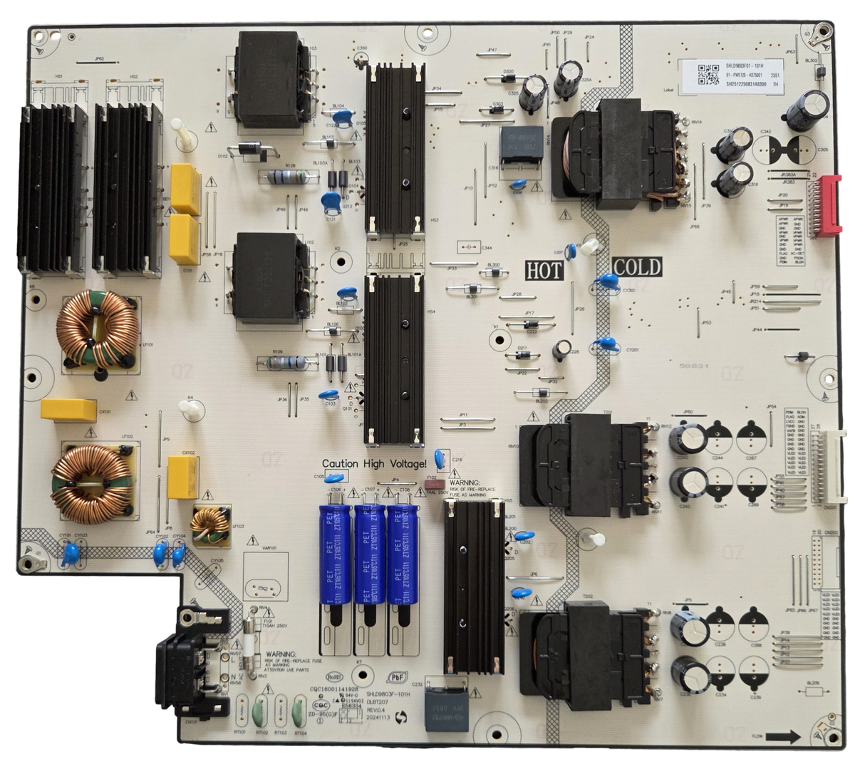 81-PWE120-H375001 LG Power Supply Board, SHLD9803F-101H, 85QNED91AUA.CUSDKH, 85QNED91AUA