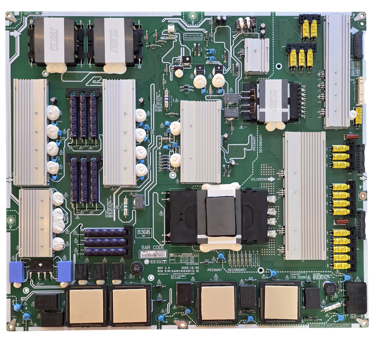EBR24788901 LG Power Supply, 24788901, EAX01925405(1.0), LGP583G6-260P, OLED83G6WUA