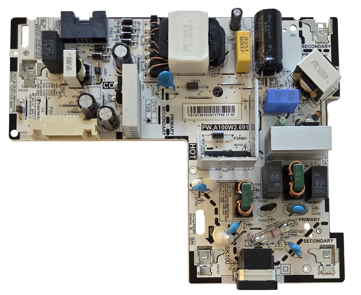 EAY30151011 LG Power Supply, PW.A100W2.691, 50QNED75BUA