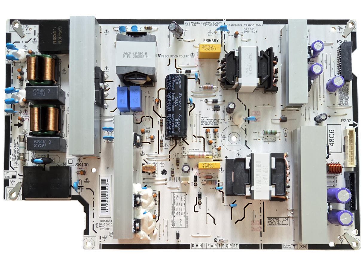 EAY30150641 LG Power Supply, LGP48C6-26OP, OLED48C6PUA