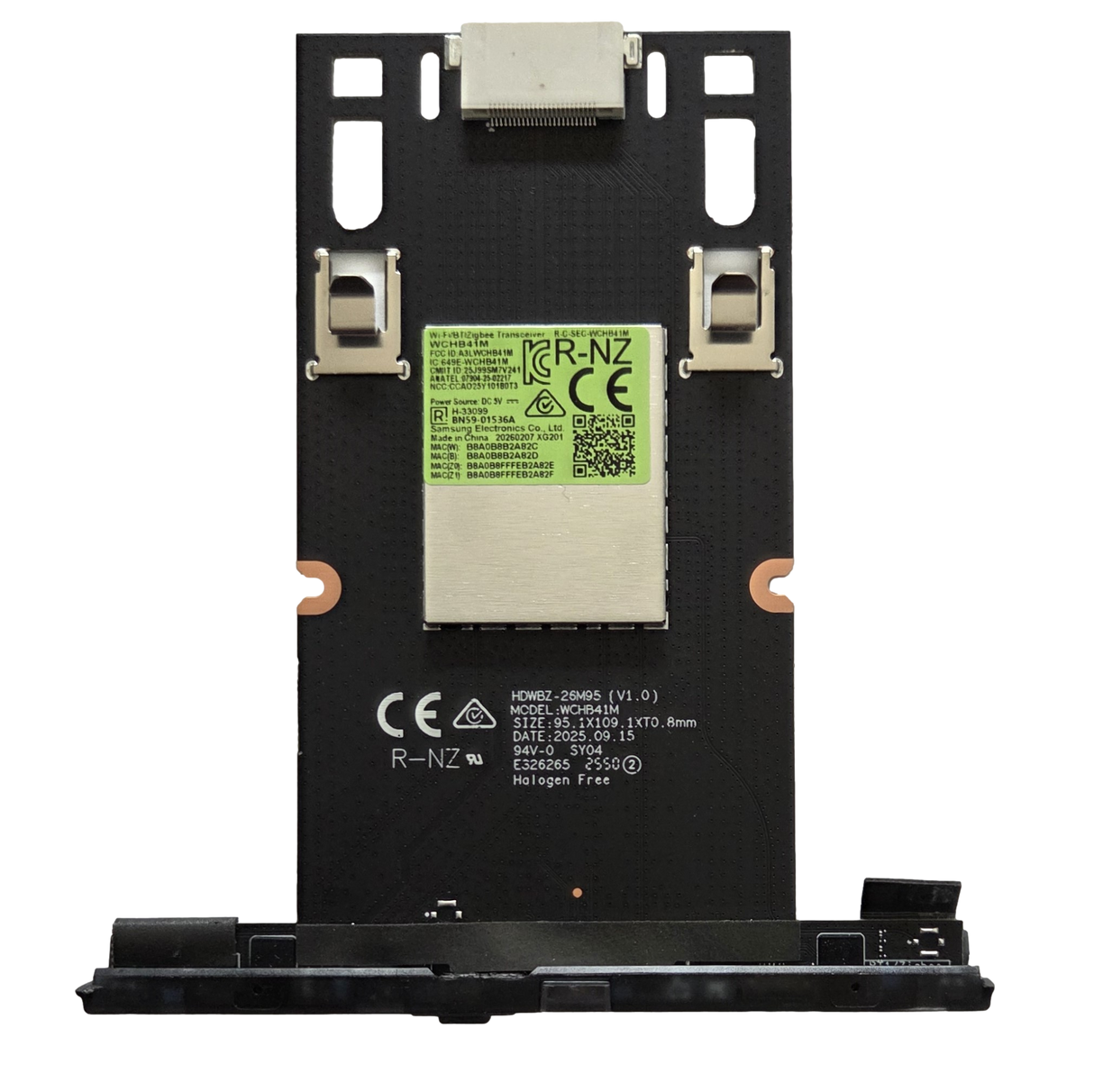 BN59-01536A Samsung Wi-Fi Module, WCHB41M, QN83S95HAEXZA, QN77S95HAFXZA
