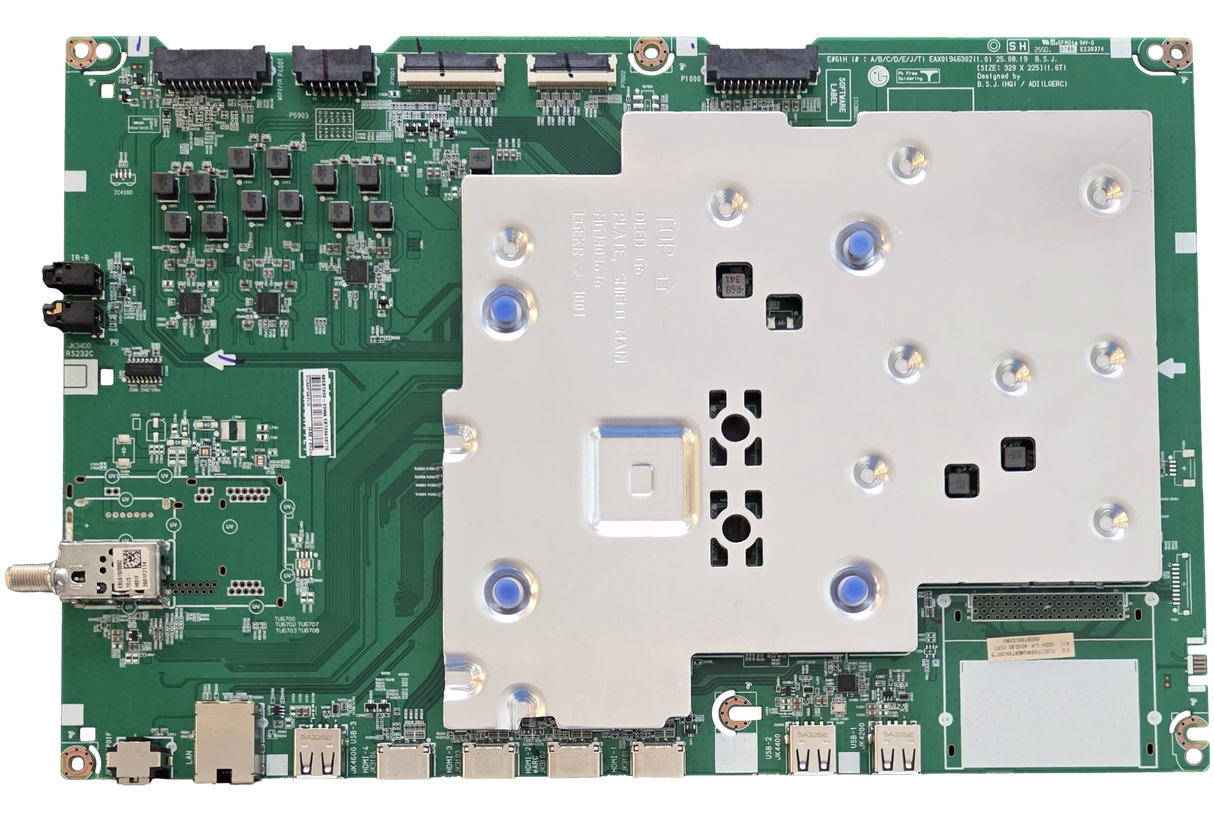 EBT30438775 LG Main Board, EAX0194302(1.0) , OLED77G6WUA